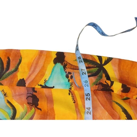 Anthropologie Chufy Oasis Desert Camel Oversized Boho Maxi Dress $550 Large - Picture 11 of 12